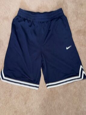 Youth Nike Dri-Fit Navy Athletic Basketball Shorts